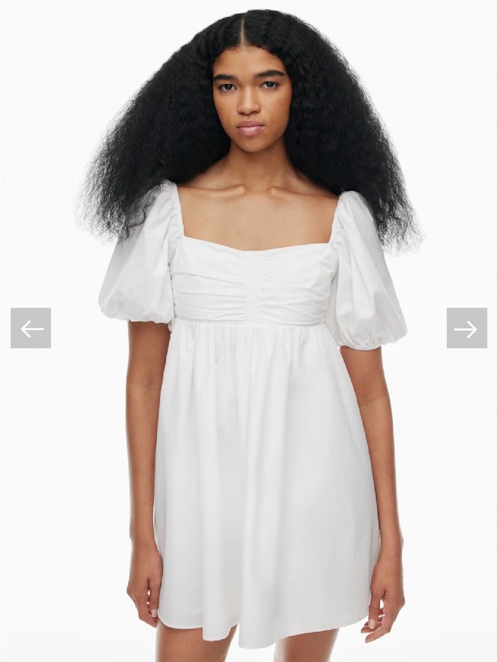Aritzia Amuse Poplin Mini Dress